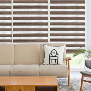 Waterproof Sun Protection Blackout Zebra Roller Blinds