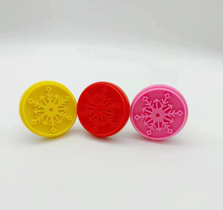 Christmas Baking Decor Tools Food Grade Silicone Wood Cookie Stamps And Biscuit Cutter