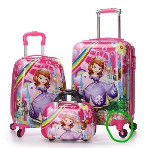 China Durable Waterproof Childrens Hard Suitcase , Multifunctional Trolley Bag Cartoon on sale