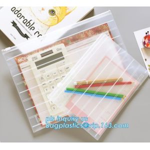 biodegradable pvc plastic slider zipper bag, packaging supplies vinyl slider