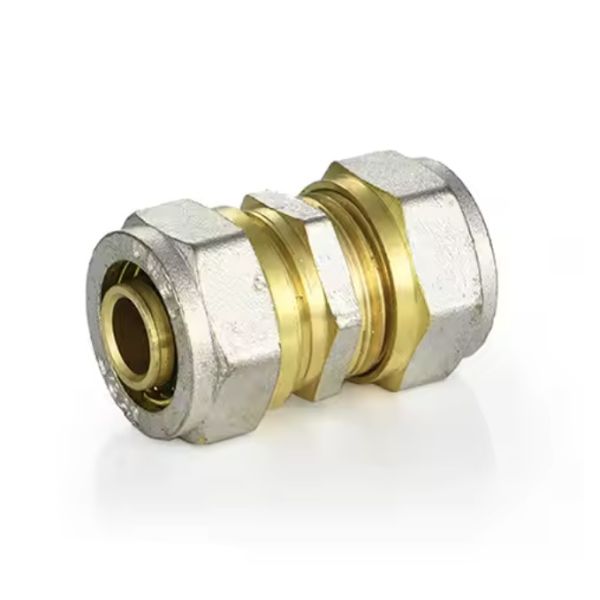 Polished Brass Compression Fittings with Chrome Plated Handle Plumbing Material Brass Compression Socket Pex Fittings