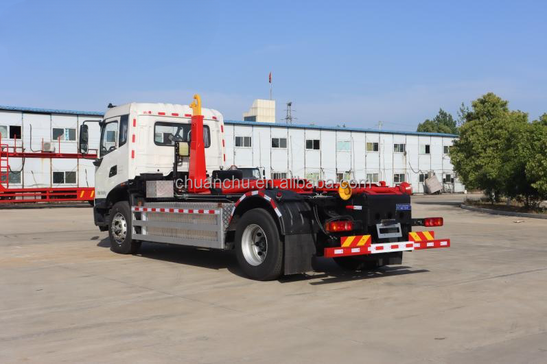 Pure Electric Detachable Garbage Truck with Detachable Hook Arm