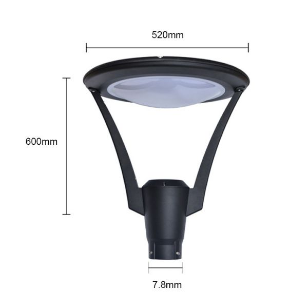 Wide Irradiation Area LED Garden Lights Security 120° Beam Angle 60W