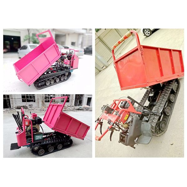High Precision Farm Work Hydraulic Track Transporter 500KG-10ton Load Capacity