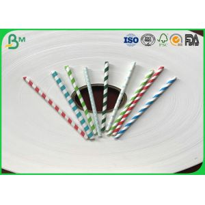 Eco - Friendly And Compostable 24g 28g 30g 35g Drinking Straw Paper Rolls With