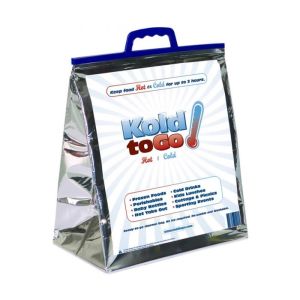 Freezable Insulated Thermal Cooler Bag , PET/VMPET Tote Lunch Bag