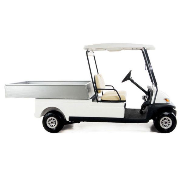 Buy Electric 48v  transportation Utility Golf Cart With Silver Aluminum box For Resorts at wholesale prices