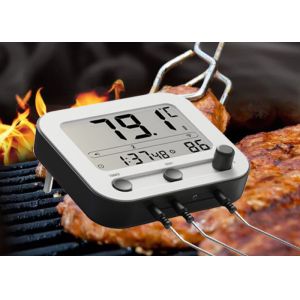 4 Probes Channels Smart Bbq Thermometer High Accuracy With 1 Year Warranty