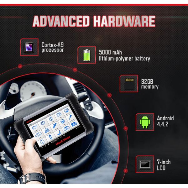 Autel MaxiCOM MK808 hardware