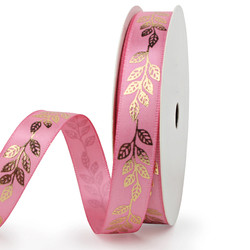 Factory Professional Customized Printed Satin Grosgrain Flower Ribbon Bow