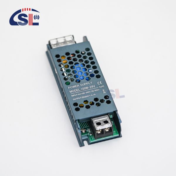 Indoor Slim and Ultra Thin SMPS Power Supply 5A Output Current 100-240V AC to DC 5V 12V 24V