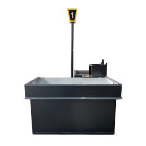 High Durability Cold Rolled Steel Checkout Counter With Customizable Length