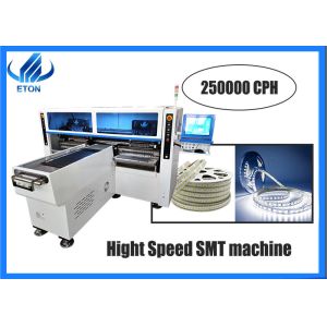 25m Long Flexible Strip Pick And Place Machine 68 Heads 250K CPH LED Light