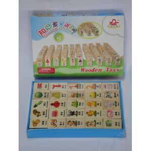 Best Early Childhood Educational Toys Enlighten Building Blocks Knowledge Domino