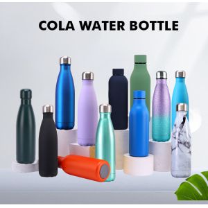 Vacuum Insulated Powder Coated Water Bottles Stainless Steel
