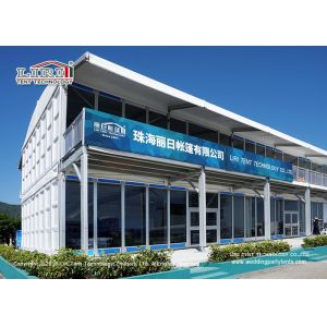 Quality 15M Aluminum Frame Double Decker High Class Party Event Tent With Air conditioner for sale