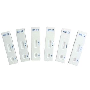 Medical IVD Whole Blood Tri Line HIV Rapid Test Kit Accuracy 99%