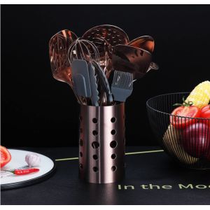 Rosegold Stainless Steel Kitchen Tool Set Phthalatefree Cadmiumfree