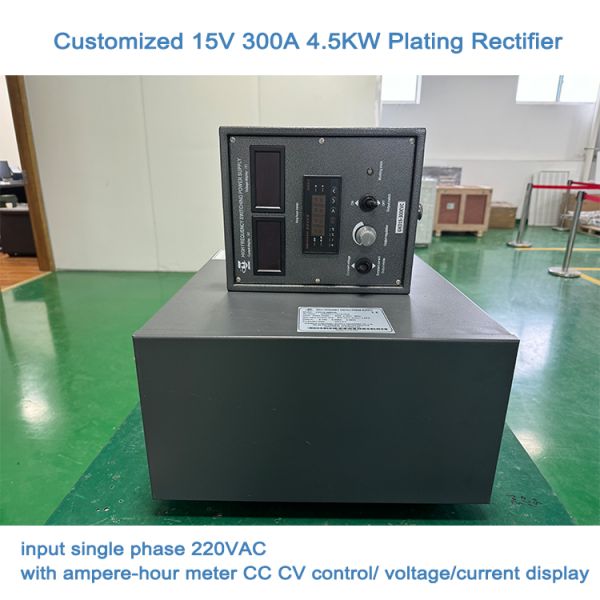 Electroplating Power Supply Remote Control General Metral Finishing Plating Rectifier 15v 300a