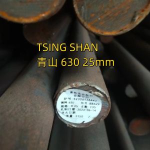 SUS430 17-4 Stainless Steel Bar Condition H1150 AMS 5643 Soild Rod OD 25mm Black