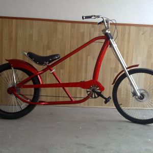 Quality Steel Frame 27 Speed Men's Double Disc Brake Chopper Bicycle for Lightweight Cycling for sale