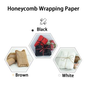 Recyclable Honeycomb 80gsm Protective Paper Roll Wood Pulp