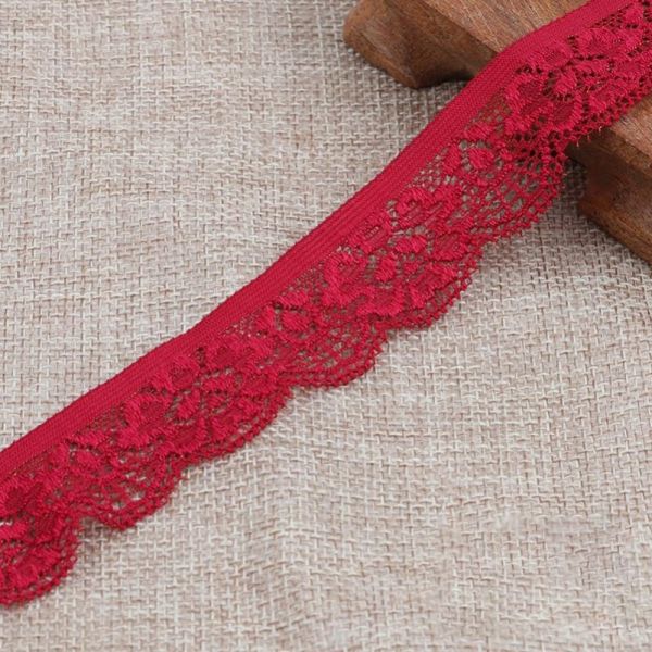 Eco-friendly colorful lace fabric for lady dress flower eyelet embroidery white lace trim