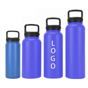 800ml Double Wall Stainless Steel Thermos Flask Multiple Lid Options