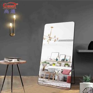Quality Floor Length Mirror Cheval Dance Floor Barber Bath Room Long Arch Full Length Glass for sale