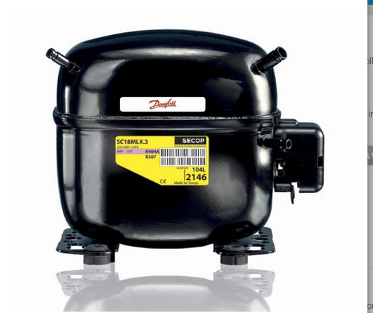 SC18CLX Secop Hermetic Scroll Freezer Refrigeration Secop SC18CLX compressorR404
