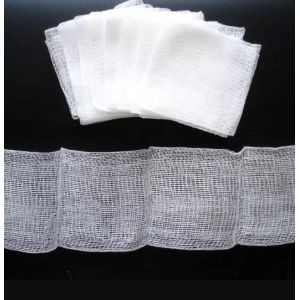 100% Cotton Raw Material Woven Gauze Pad Swabs Sterilized