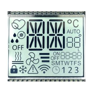 Quality Positive Transflective TN Segment Code LCD Application For Thermostat for sale