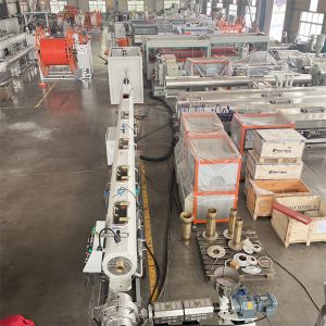 Water Gas Pipe Extrusion Machine Plastic Extrusion Machinery Pe Pipe Production
