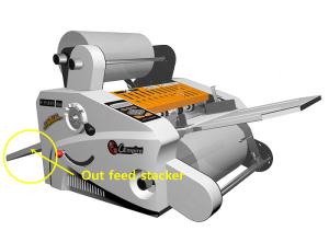 Quality Automatic Feeder Roll Laminating Machine With Two Heating Roller for sale