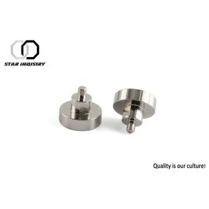 Customized Neodymium Pot Magnets , Strong Neodymium Magnets With Screw