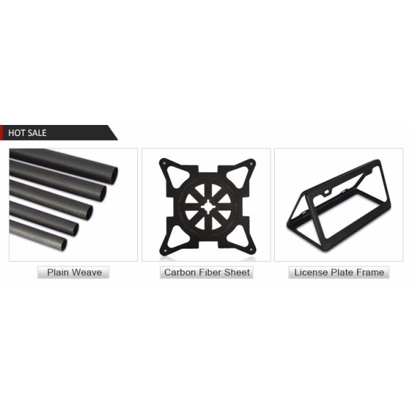 Customized Logo Carbon Fiber Tube Round Oval Square Shapes CBST001