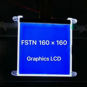 60mA FSTN Cog Parallel Mono Graphic LCD Display 160X160 3.3V FPC For Detector