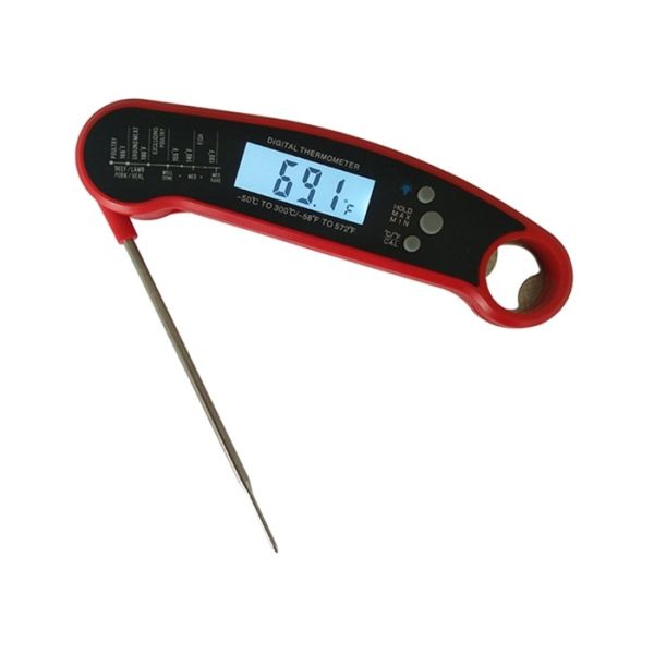 Waterproof Instant Read Food Thermometer , Instant Cooking Thermometer Plastic