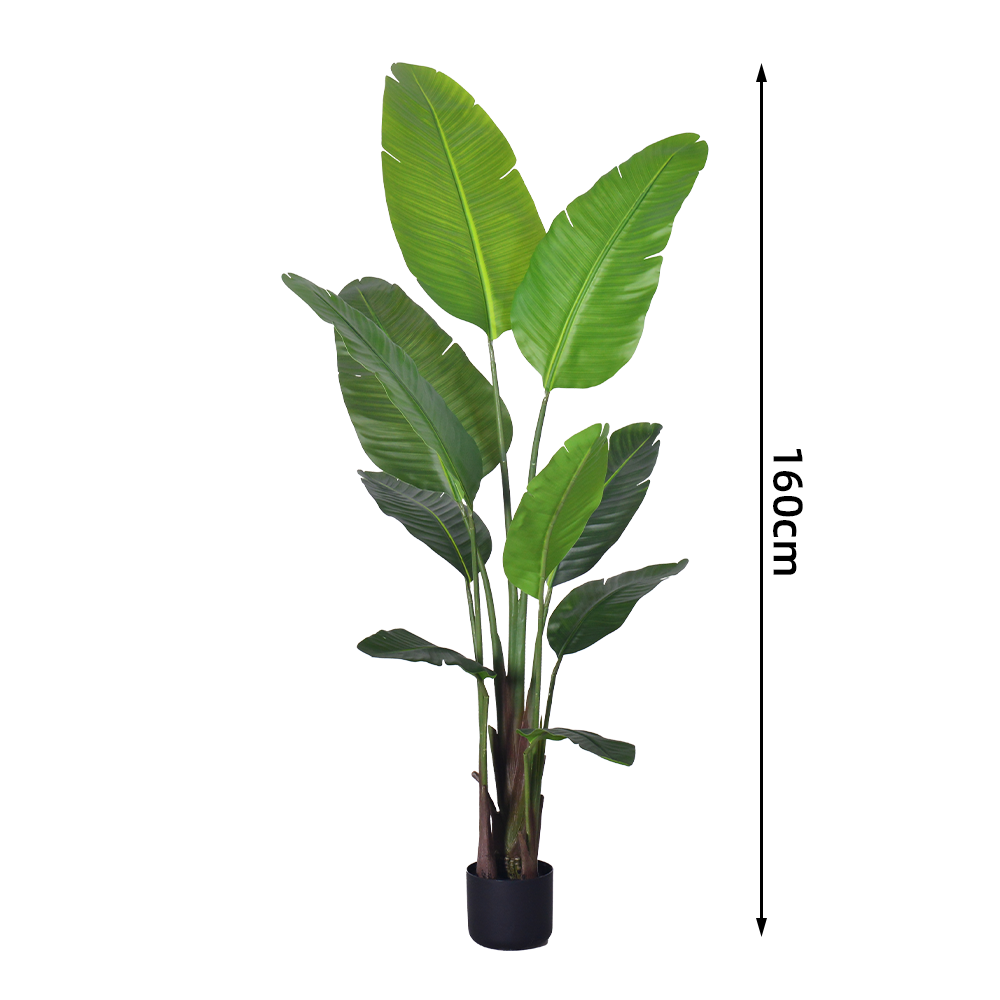 artificial palm tree plants 4 ft 5.3 ft 6 ft best artificial bird of paradise plant Greenery Bonsai Tropical Artificial Plant for Party Hotel Wedding