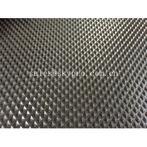Diamond and pyramid textured rubber car matting anti - skidding garage