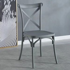 Pub Medieval White Plastic Dining Chairs Adjustable Plastic Restaurant Chairs