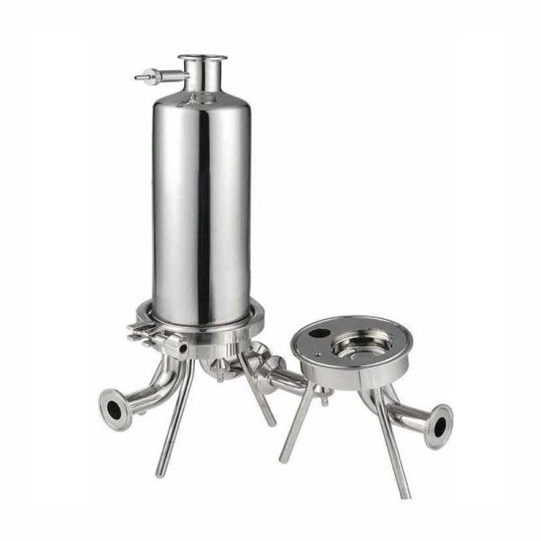 Industrial Stainless Steel 304 316 Cartridge Filter Housing For Water Purification System