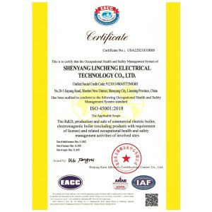 shenyang lincheng Technology Co., Ltd Certifications