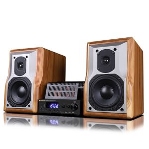 Indoor Desktop Passive Bookshelf Speaker MDF Cabinet Material