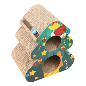 Odm Christmas Tree Cat Scratch Board Pet Chew Toys