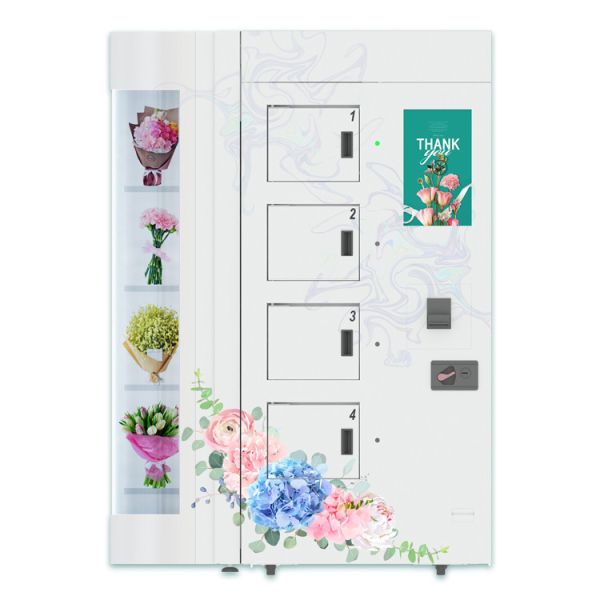 Buy 6 Channels Flower Vending Machine With Refrigeration Humidification System at wholesale prices