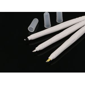 White Double - Headed 5R Eyebrow Tattoo Pen