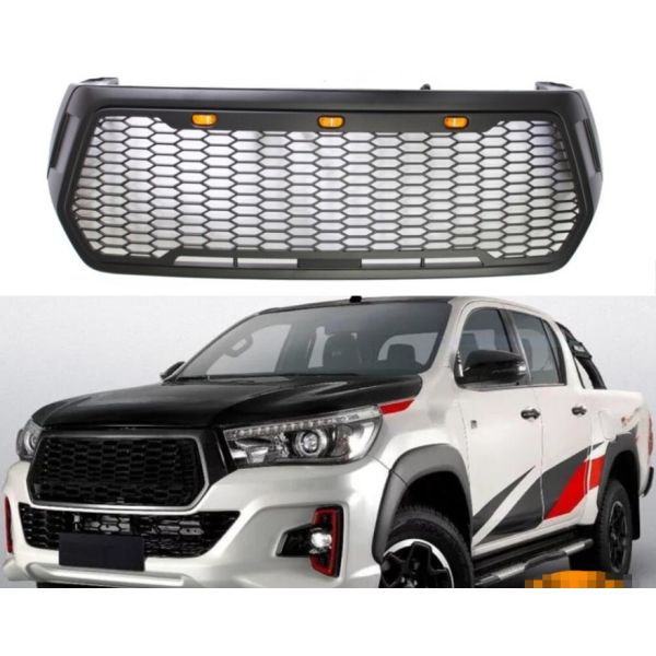 Buy TRD Front Custom Made Car Grills , ABS Matt Black 4X4 Front Grill Standard Size at wholesale prices