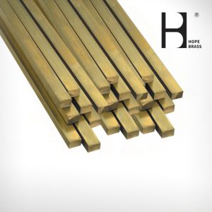 Smoothing Surface Fadeless Brass Flat Bars For Building Construction