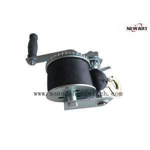 CE Approved 800lbs Lightweight Manual Hand Mechanical Winch , Hand Operated